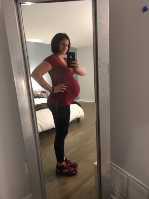 Dr. Ellen Lewis, pregnant